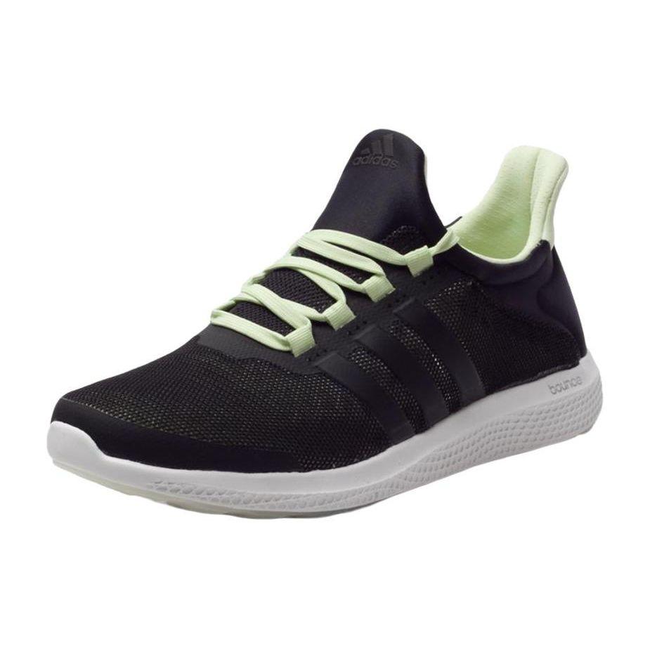 Adidas Bounce Comfortable Versatile Shock Absorbing Durable Low Top Running Shoes Women Sneaker Black S78253
