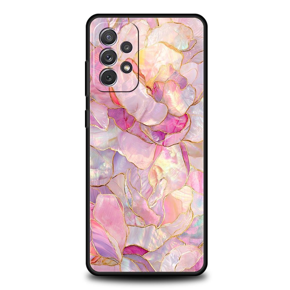 Flower Pattern Phone Case For Samsung Galaxy A17 A07 A55 A35 A25 A15 A05s A33 5G A31 A23 A21s A13 A41 A73 A53 A51 A71 A03s Cover