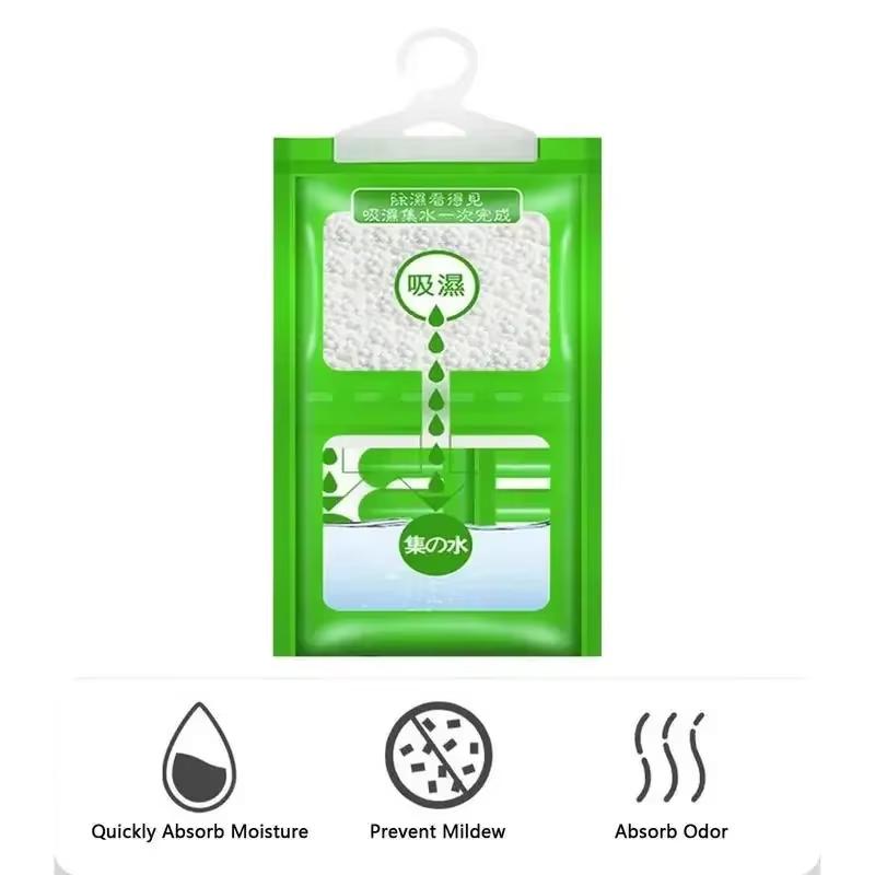 5/10Pcs Desiccant Hygroscopic Anti-Mold Desiccant Bags Wardrobe Hanging Moisture Bag Closet Cupboard Closet Dehumidifier