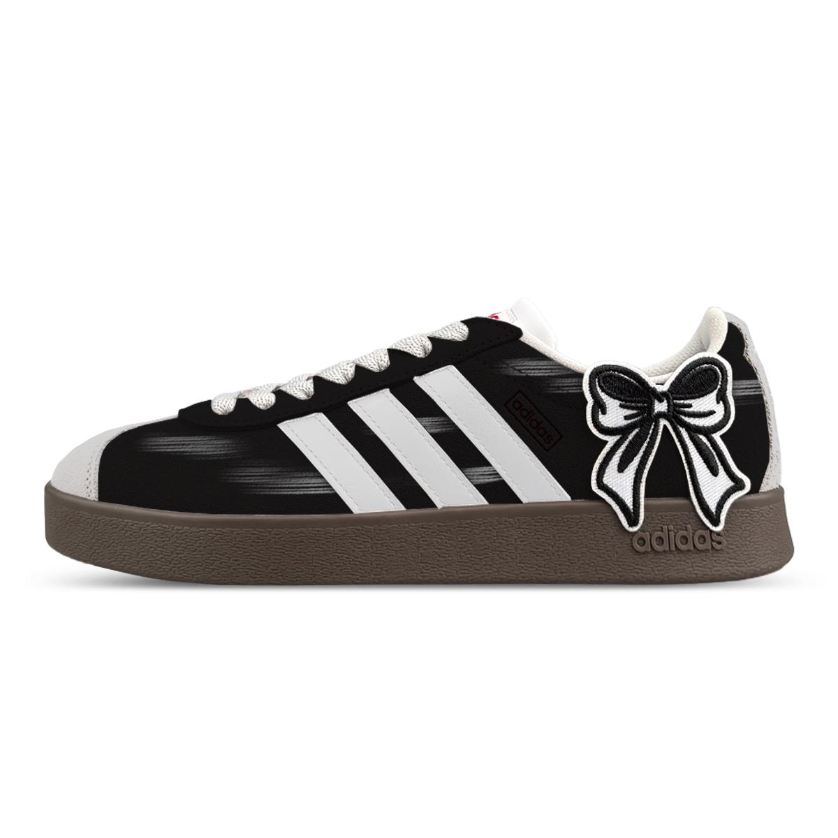 Adidas VL COURT 2.0 Low top Skateboard Shoes Unisex Black HQ1802(Team47-) 35⅔