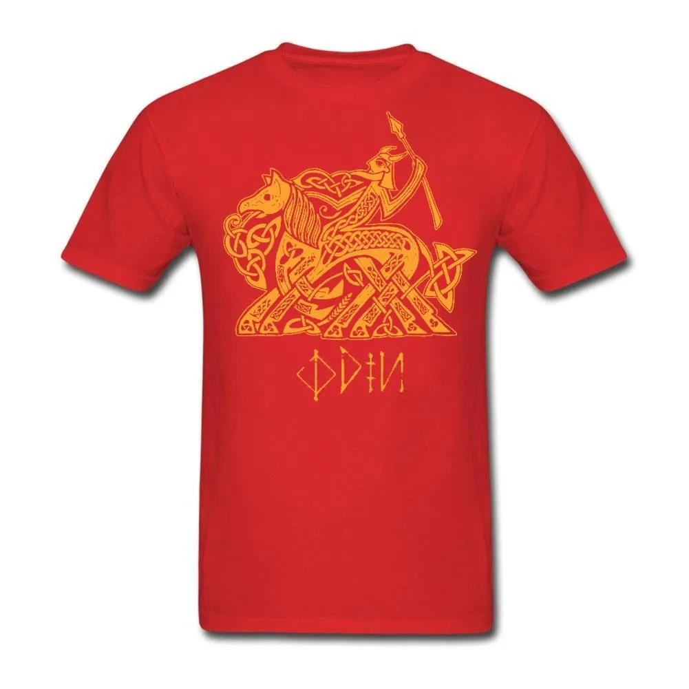 

Скандинавская мифология Восьминогий конь Слейпнир Футболка 100% Хлопок Круглый вырез Короткий рукав Повседневная мужская футболка Размер S3XL S