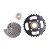 420 Chain Sprocket Kit Steel 420 Chain 76 Link 13T Front Sprocket 41T Rear Sprocket for Bike