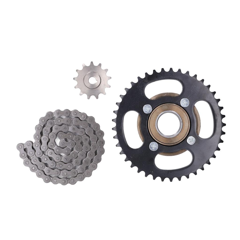 Kit Lanț și Pinioane 420 Oțel Lanț 420 76 Zale Pinion Față 13D Pinion Spate 41D pentru Bicicletă