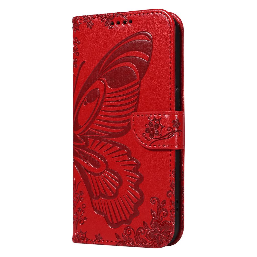 For Samsung Galaxy M35 5G Case Butterfly Design Flip Leather Phone Cover