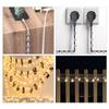 60 Piezas Clip Adhesivo Resistente para Cables Clip de Seguridad para Cables Clip de Gestión de Cables Clip Fuerte para Cables para Uso en el Hogar y la Oficina