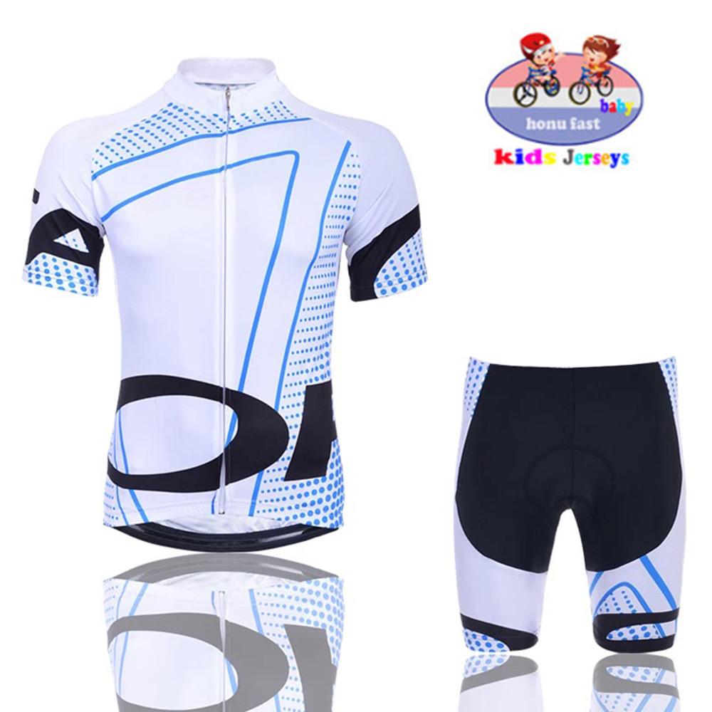 2026 Summer Breathable Cycling Suit Set Kids Bike Suit Short Sleeve Quick Dry Breathable Boy Outdoor Riding Bike MTB Clothing Cycling Jersey