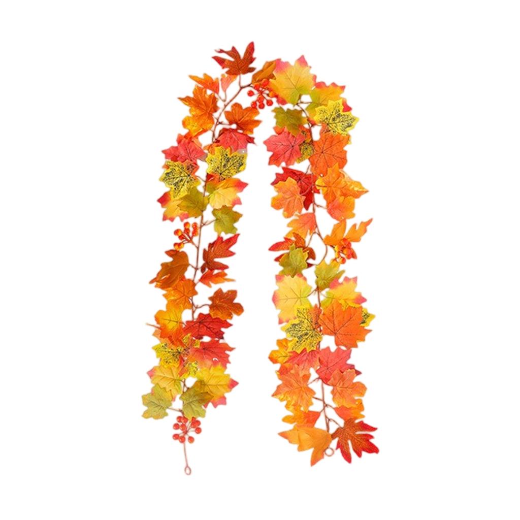Hanging Decorations, Artificial Maple Leaves And Vines, Halloween Artificial Green Plants, Festival Decorations, Artificial Maple Leaves.