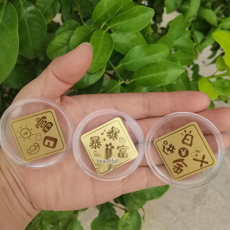 Gold 999 Leaf Phone Sticker: Wealth-Attracting Back Sticker, Ideal Birthday Gift