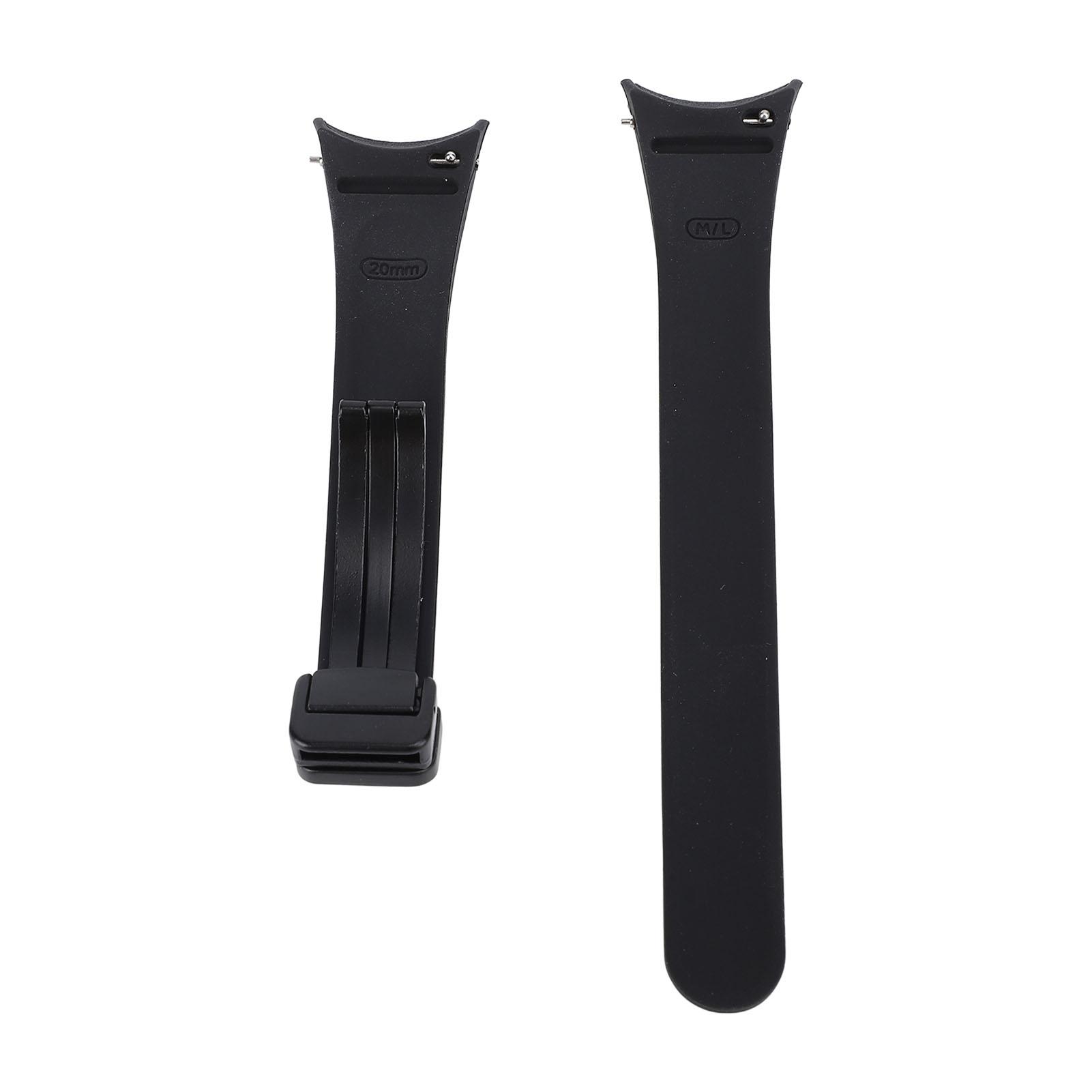 

Ремешок для Galaxy Watch 6 5 4 Силиконовая застежка-клипса Тонкий мягкий ремешок-замена для