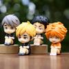 Haikyuu Anime Sitting Pose Figurine - Handmade Ornament Gift & Decoration Blind Box