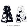 Warm Mink Wool Scarf Black White Shawl Wrap Cute Winter Scarf  Women