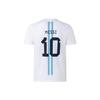 Adidas Messi No. 10 Argentina Triple Star Limited Edition T-Shirt Men Tops White IW3614
