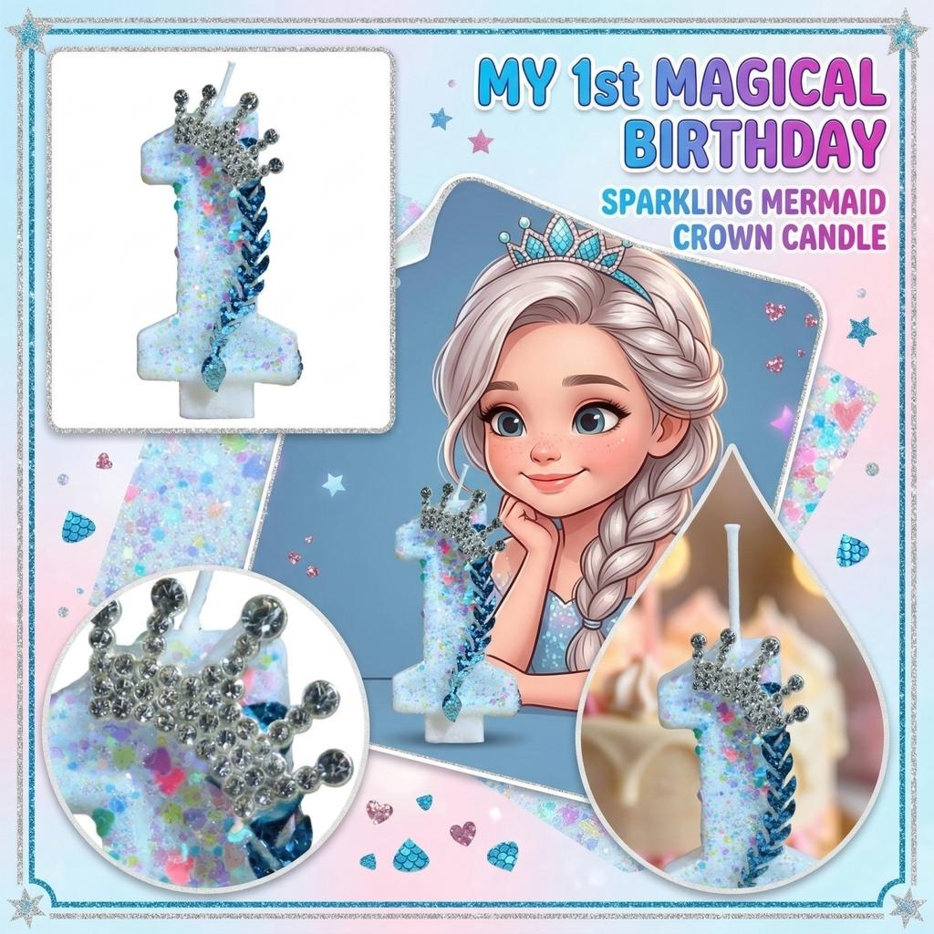 Fashion Cartoon Creative Birthday Candles Party Digital Candles