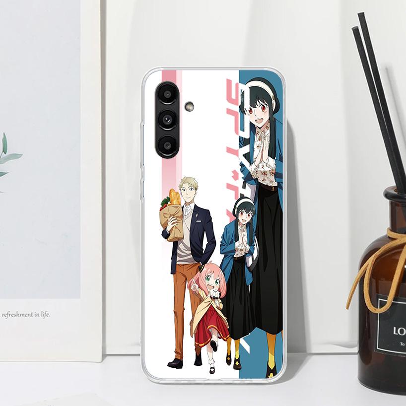 Anime Spy Family Anya Phone Case For Samsung Galaxy A17 A37 A57 A16 A26 A36 A56 A15 A25 A35 A55 A14 A24 A34 A54 A13 A23 A33 A53