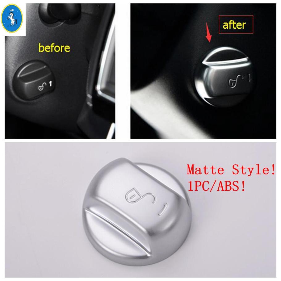 Matte Car Trunk Hook / Water Cup Holder / Window Lift  Decor Panel Cover Trim ABS Accessories For Jaguar F-Pace X761 2017 -