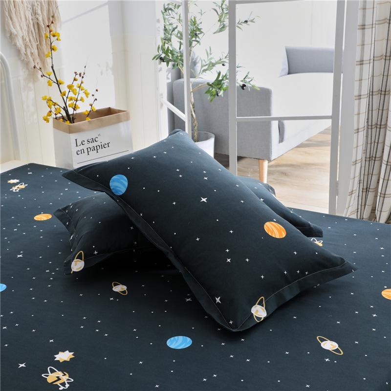 Aloe Vera Cotton Printed Pillowcase Pair, Standard Size 48x74 Cm