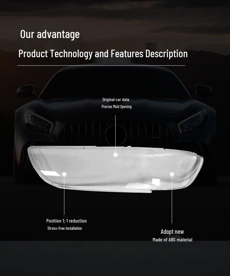 BMW 5 Series E39 2000-2002 Headlight Lens Cover 63126902425/63126902426