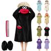 Kids Funny Big Mouth Pajama Loungewear Set with Shoes and Comb for Boys and Girls