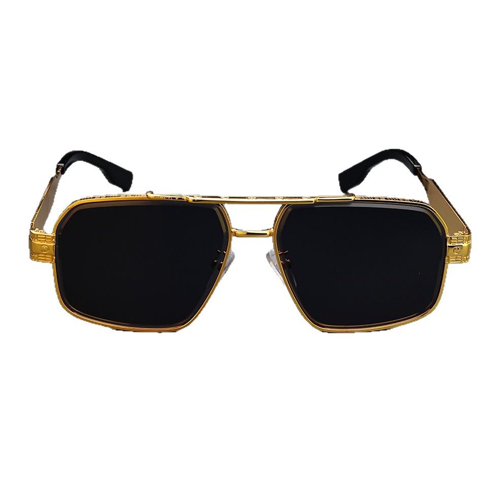 Chic European & American Carved Anti-UV Sunglasses for Trendy Driving