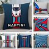 Car Cool M-MartiniES Pillow Case Plush Fabric Soft Double Sided Print Sofa Cushion Cover Throw Pillow Covers