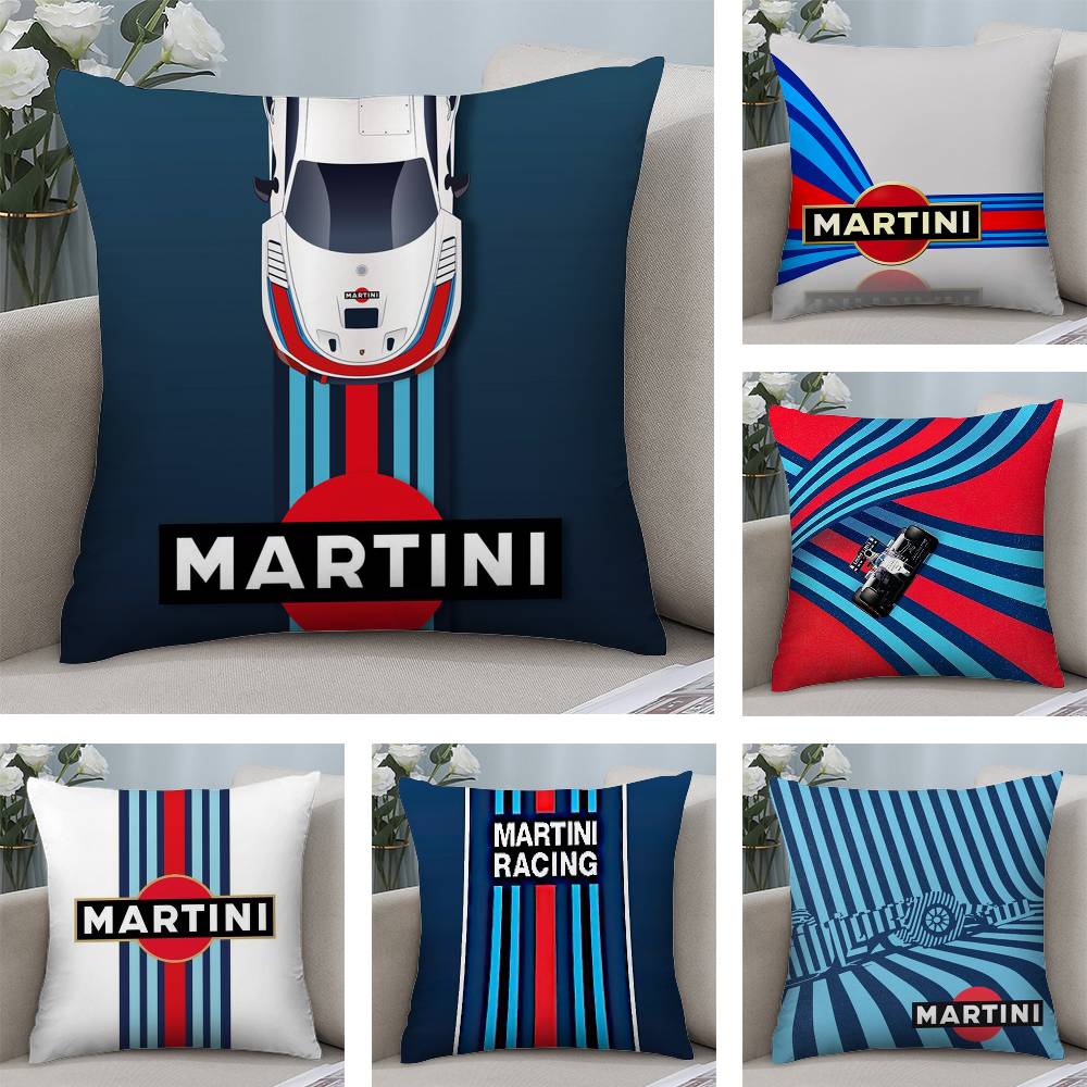 Car Cool M-MartiniES Pillow Case Plush Fabric Soft Double Sided Print Sofa Cushion Cover Throw Pillow Covers