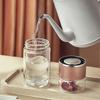 Infusifie Tea Infuser, Double-Wall Glass Tea Infuser with Stainless Steel Filter