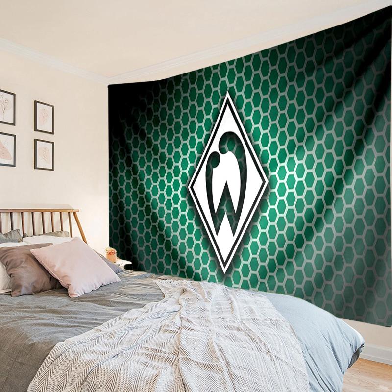 Green Bremen Pattern Tapestry, Unique Design Tapestry, Wall Decor for Bedroom,Livingroom, Playroom,Heartwarming Fan Holiday Gifts