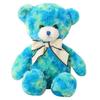 Colorful Ribbon Bow Teddy Bear Plush Toy Stuffed Animal Doll Decoration Gift