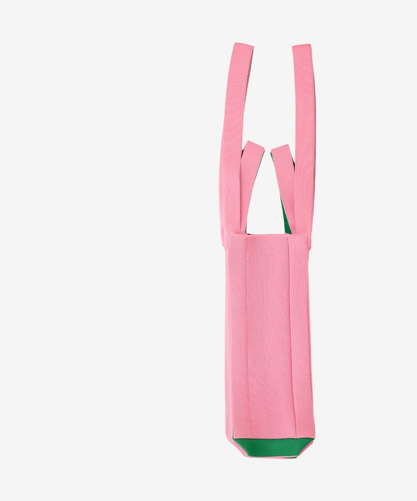 Pleatsmama Zweifach-Shopper Tasche Rosa Grün