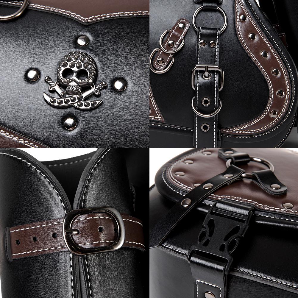 European & American Retro Harley Motorcycle Side Bags - Large Capacity Accessories & Modification Equipment