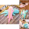 Adorable Dinosaur Stuffed Toy Plush Doll For Girls Comforting Home Decor Pillow
