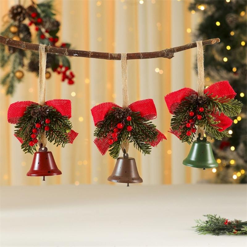 Metal Decorative Bells Christmas Bells Ornament for Christmas Tree Christmas Tree Decorations Hanging Bell