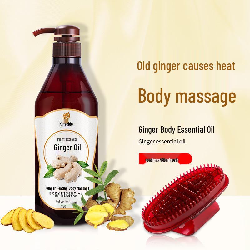 Rožių ir alyvuogių masažinis eterinis aliejus - 750 ml Naudojimui meridianų grožio salone, praturtintas senu imbieru