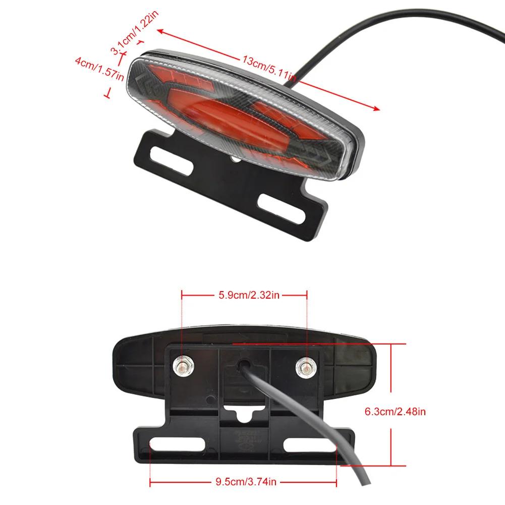 Electric Bicycle Led Tail Light Multi-functional High Brightness Safety Warning Rear Lamp Mountain Bike Steering Light