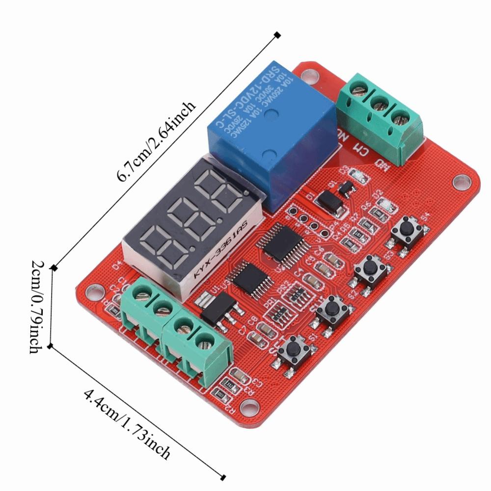 DVB01 Digital Window Voltage Comparator 12V/24V Optional Discharge Function Red Voltage Comparator Voltage Measurement
