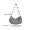 Korean Style Nylon Shoulder Bag Lightweight Sports Messenger Bag Zipper Dumpling Bag  Male/Female