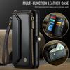 CaseMe Crossbody Wallet Case For Samsung Galaxy S26/S26+/S26 Ultra Zipper Wrise Multi-functional Flip PU Leather Card Holder Cover Protectives Skins