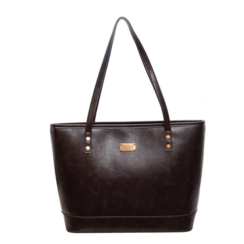 

Жіноча універсальна сумка-тоут кросбоді великої місткості: Однотонна, Модна та Повсякденна Сумка 39*12*27 cm