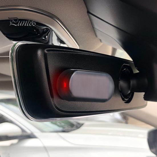 Car Solar Power Simulated Dummy Alarm Anti-Theft LED Flashing Security Light Fake Automotive Warning Lamp