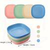 5pcs Non-Slip Plastic Cat Bowls Set Shallow Pet Food Water Dishes Suitable for Kittens Short Leg Cat Ferrets Stray Cats Dog Bowl