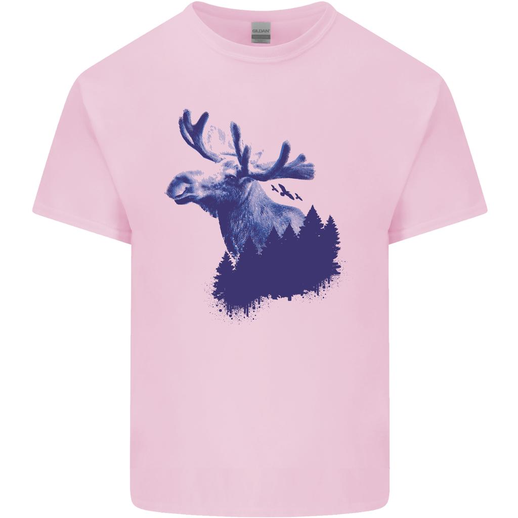 Moose Forest Ecology EnvironUnisext Unisexs Light Cotton TShirt