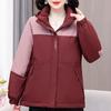 Fashion Winter Woman Parkas Hooded Thick Warm Outerwears Loose Long Sleeve Plus Size Jacket Women's Coats