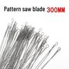 300mm Fine Tooth Steel Fret Saw Blades for Woodworking – Ideal for DIY Small Curve Cutting