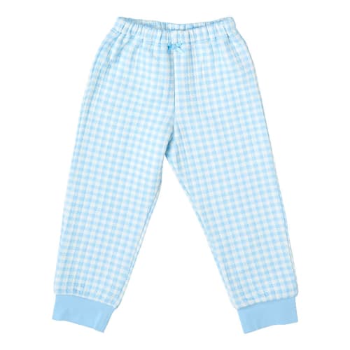 Sanrio Kids Quilt Pajamas Cinnamoroll 130cm 100% Cotton Long Sleeve Top and Bottom Set 237701