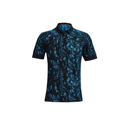 Curry Golf Polo Transpirable de Secado Rápido Manga Corta Hombre tops Azul 1366256-422
