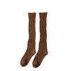White Pile Socks for Women, Spring and Autumn Cotton Socks, Calf Socks, Summer Thin Mid-calf Socks, Paired with Small Leather Shoes To Shape The Legs