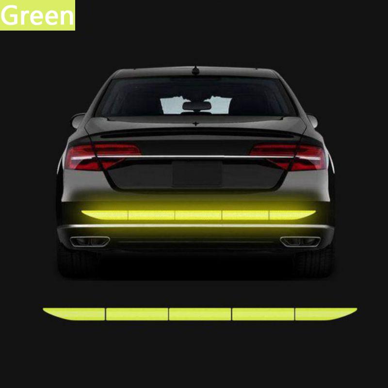 

5pcs/set Car Rear Trunk Reflective Warnig Stickers Night Driving Warning Mark Decals Safety Driving Reflector Warning Sticker