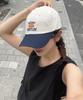 Kibheoseulling 24/7 Ivory & Navy Two-Tone Ball Cap