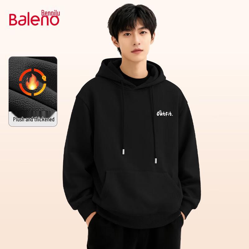 Baleno Men's Winter Heavyweight Fleece Hoodie