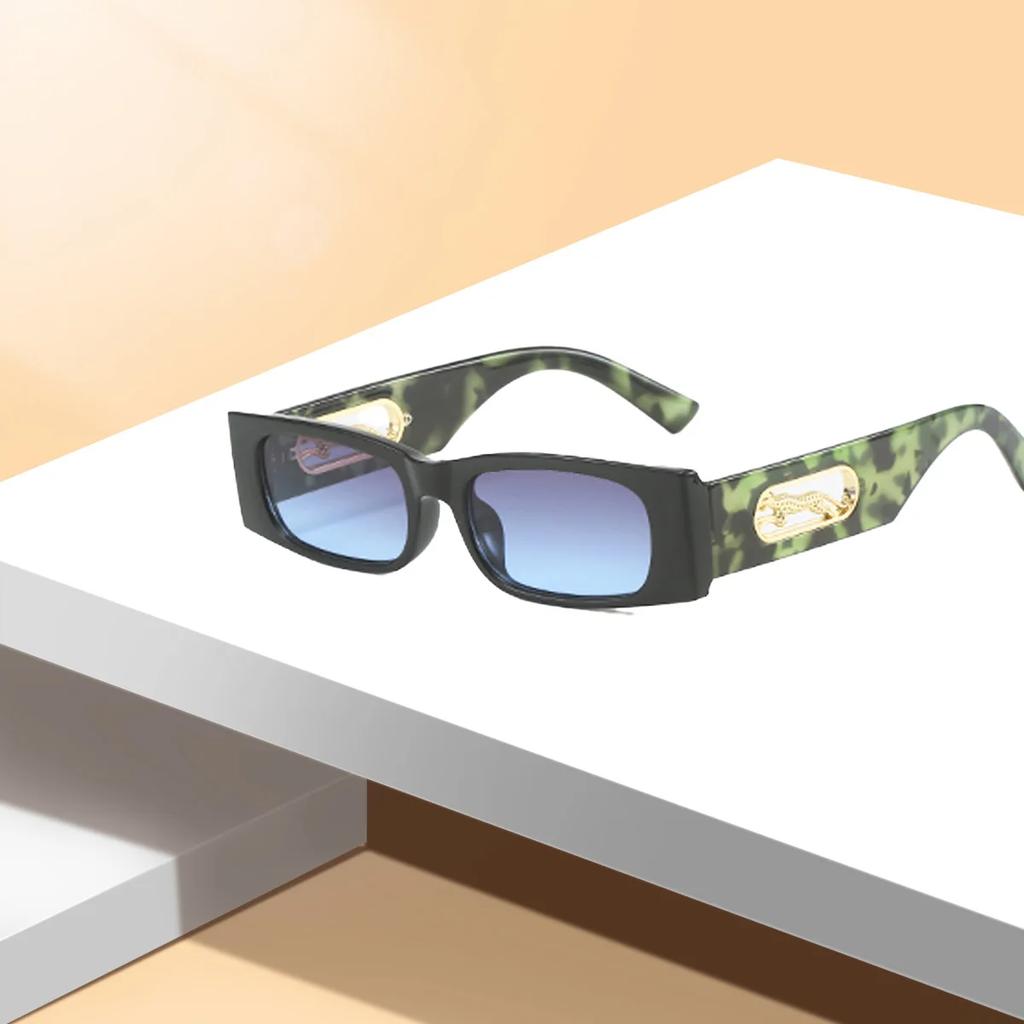 Vintage Men Women Big Sunglasses Men Square Shades Brand Designer Unisex Sun Glasses Black Lense Male Female Sunglasses Uv400